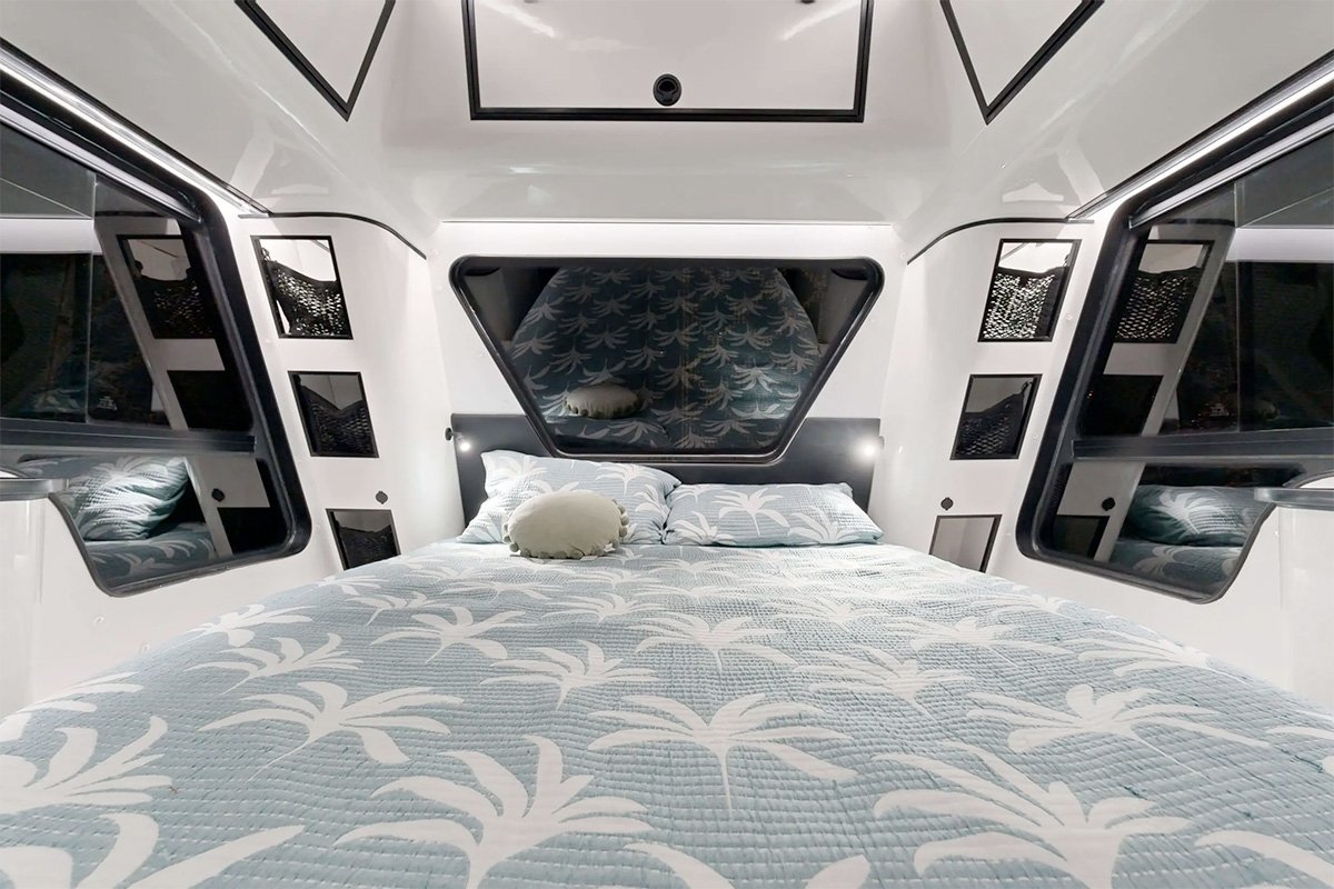 On The Move Crossfire 4.7 Camper Trailer Bed