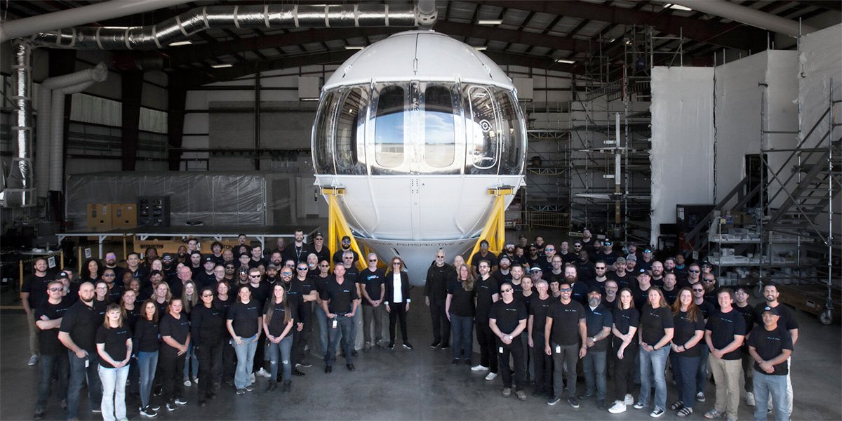 Space Perspective Spaceship Neptune Excelsior Team