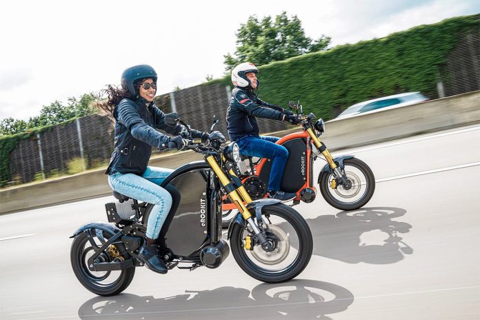 eROCKIT Pedal-controlled Electric Motorcycle