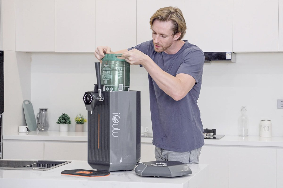 iGulu S1 Automatic Countertop Beer-brewer Tank Lowering