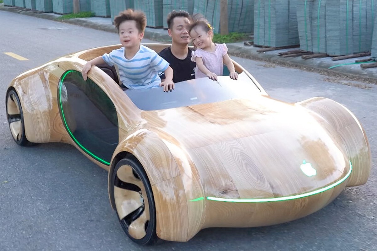 Apple Concept Car NDWoodArt Wood Planks