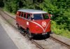 Classic VW Bulli Camper Rail Bus