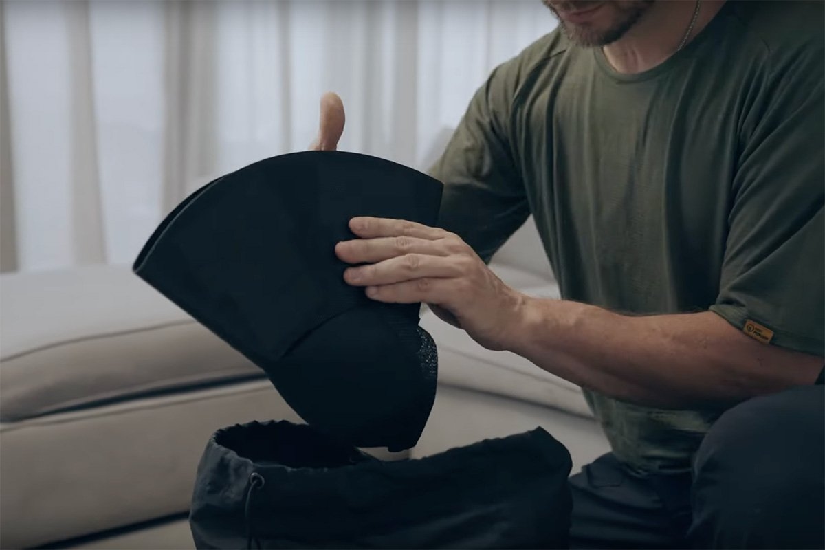 EcoFlow Power Hat charges devices with built-in solar panels while you .walk  in the sun