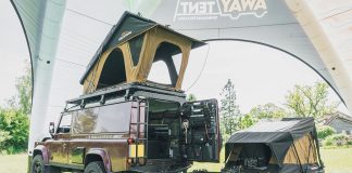 Escapade Swing Away Tent Tailgate Access