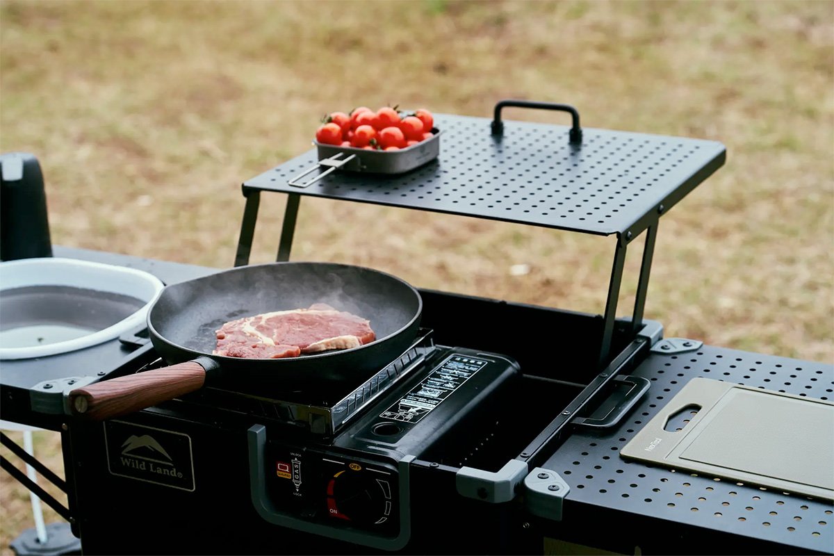 Expandable Camping Pod Kitchen Cruiser Gas Stove
