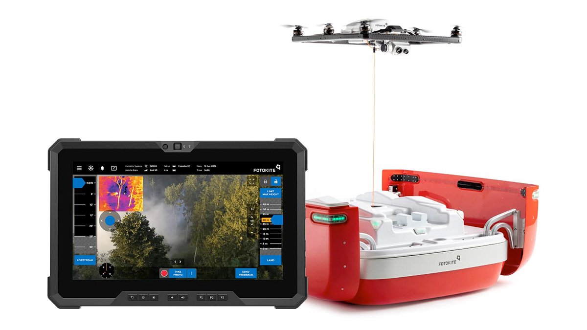 Fotokite Sigma Actively Tethered Drone Components