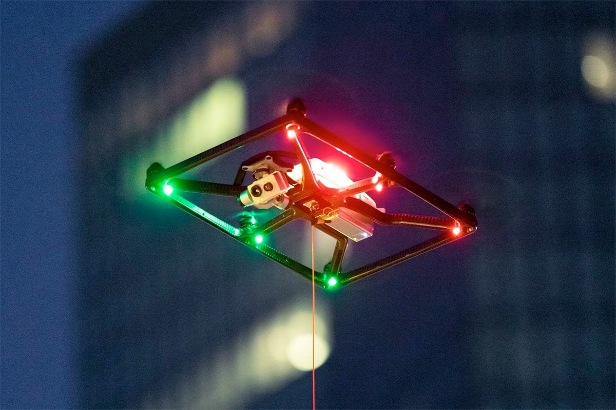 Fotokite Sigma Actively Tethered Drone Flight Time