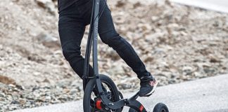 Halfbike Compact Light Stand-up Bike Upright Position