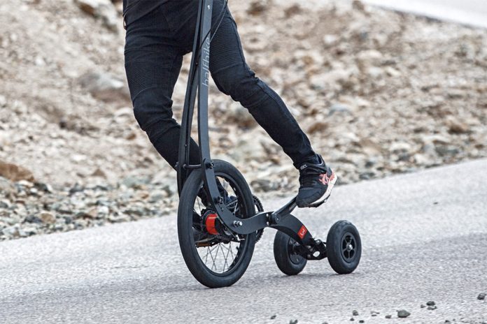 Halfbike Compact Light Stand-up Bike Upright Position