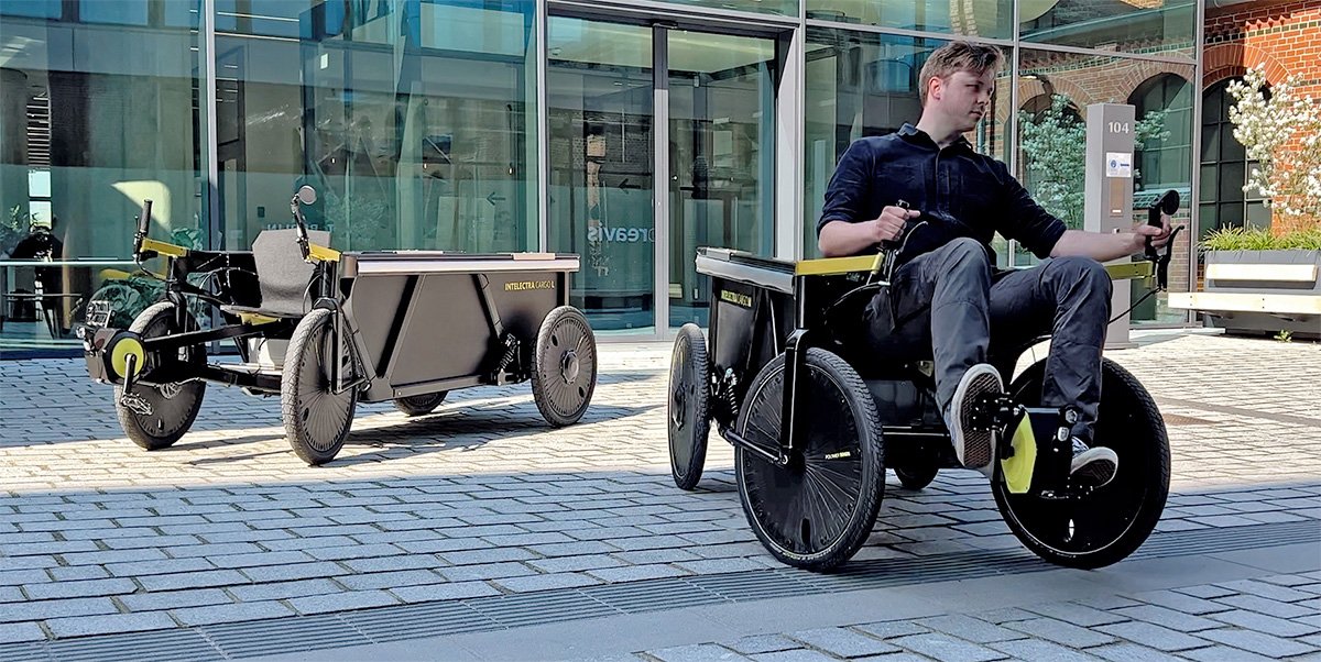 Intelectra Pedal-by-wire Cargo Bike Steering