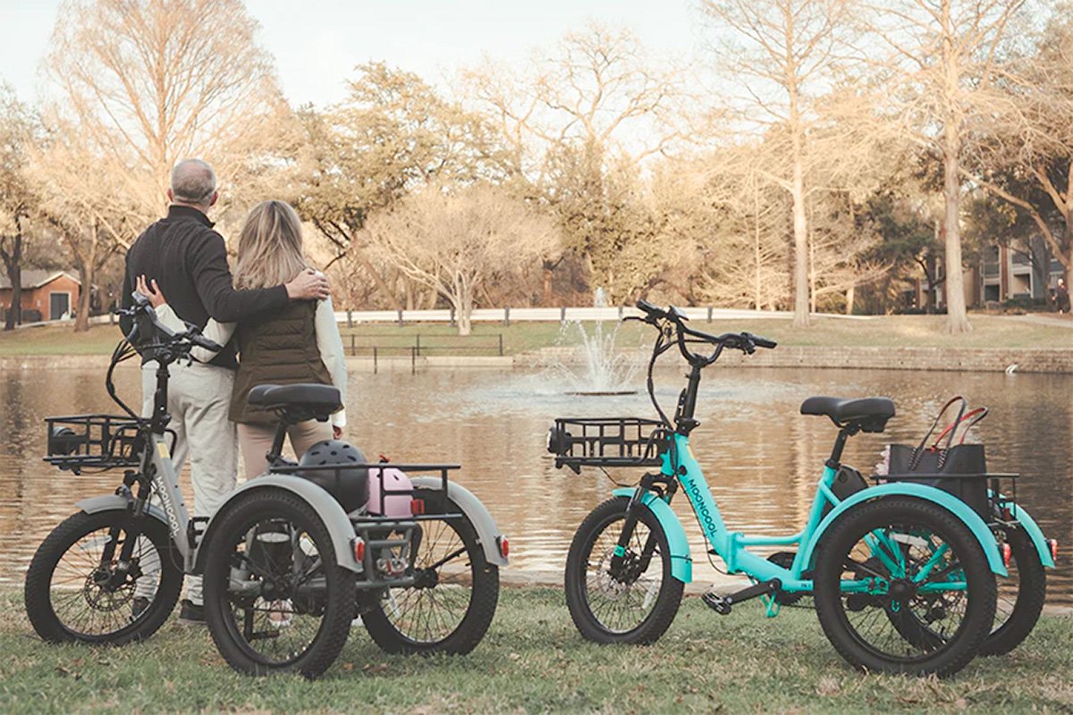 Mooncool Folding TK1 E-Trike Color Options