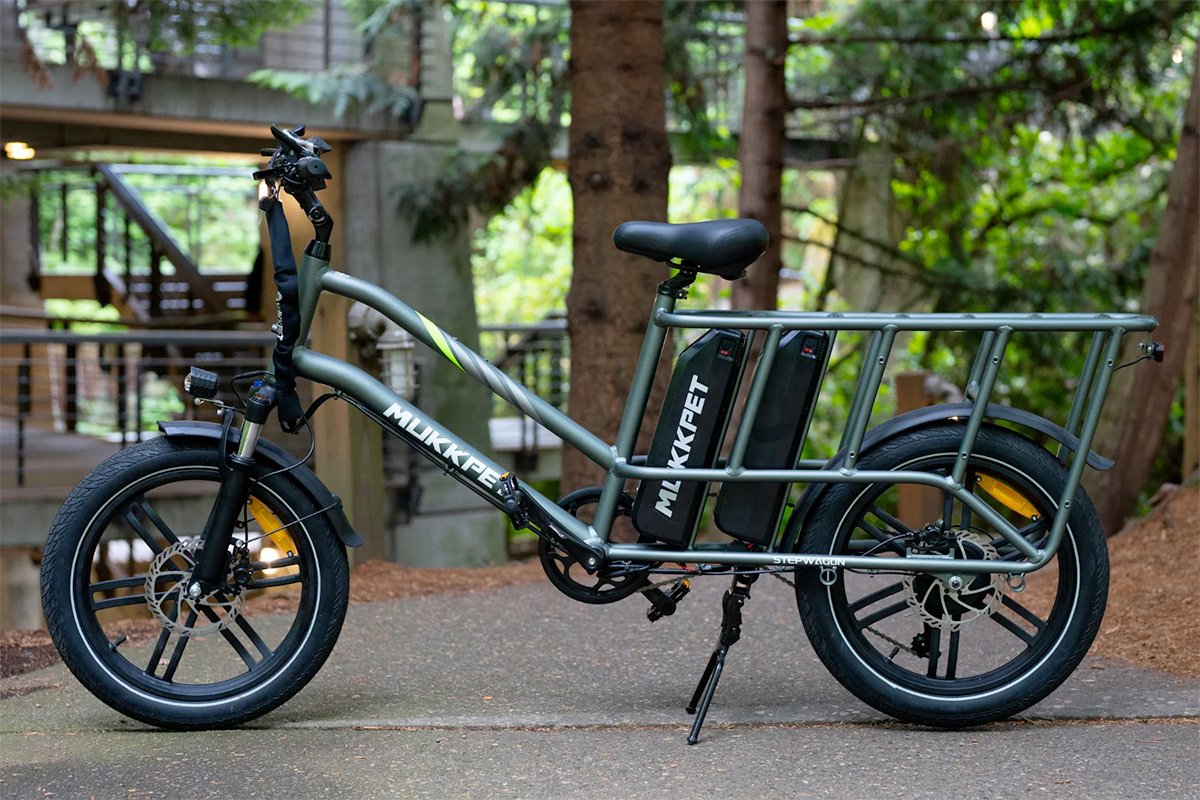 Mukkpet Stepwagon Cargo E-Bike Battery Range