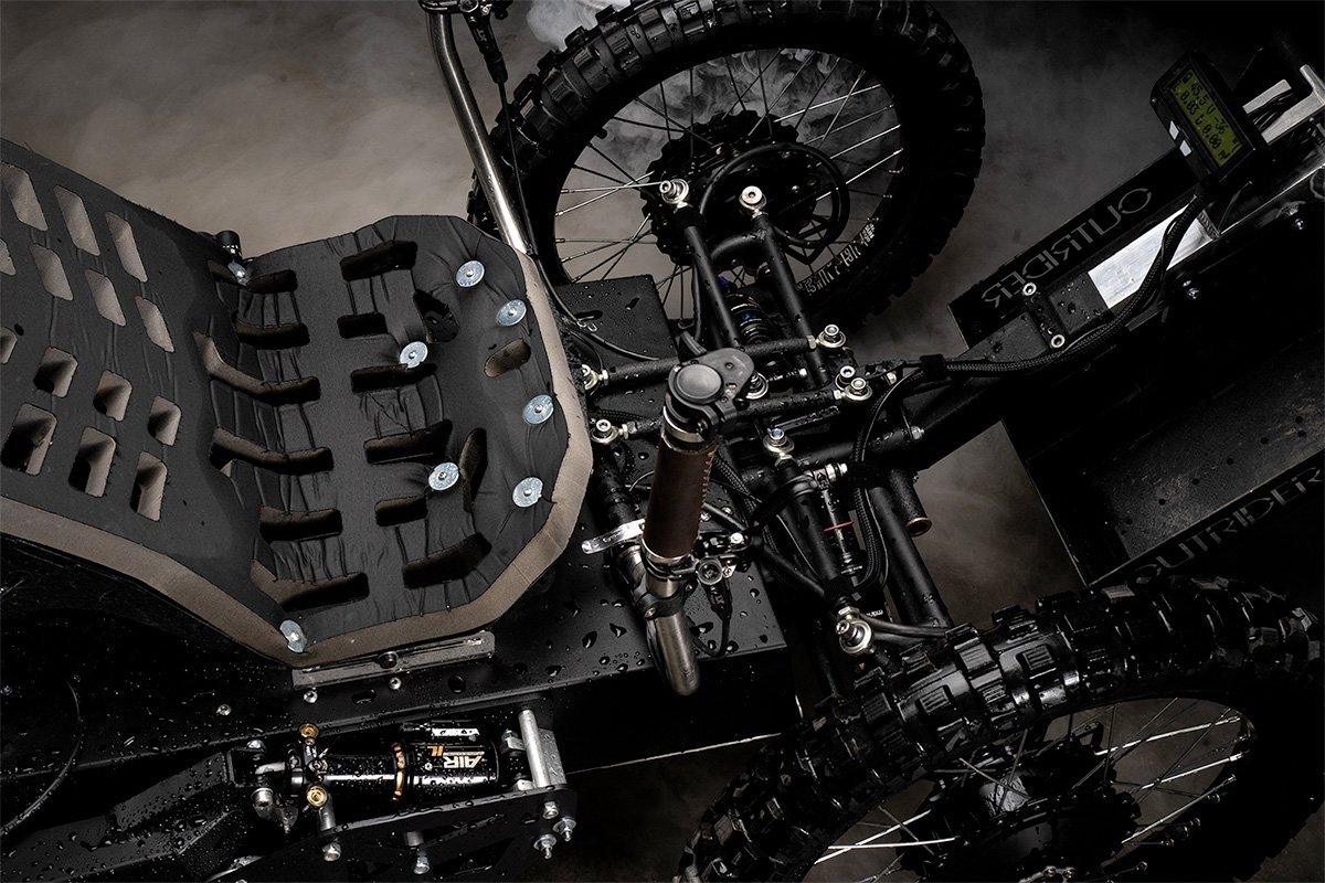 Outrider Coyote 4WD Off-road EV Seat and Controls