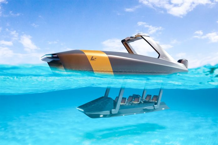 Semi-submersible Platypus Craft Underwater Exploration