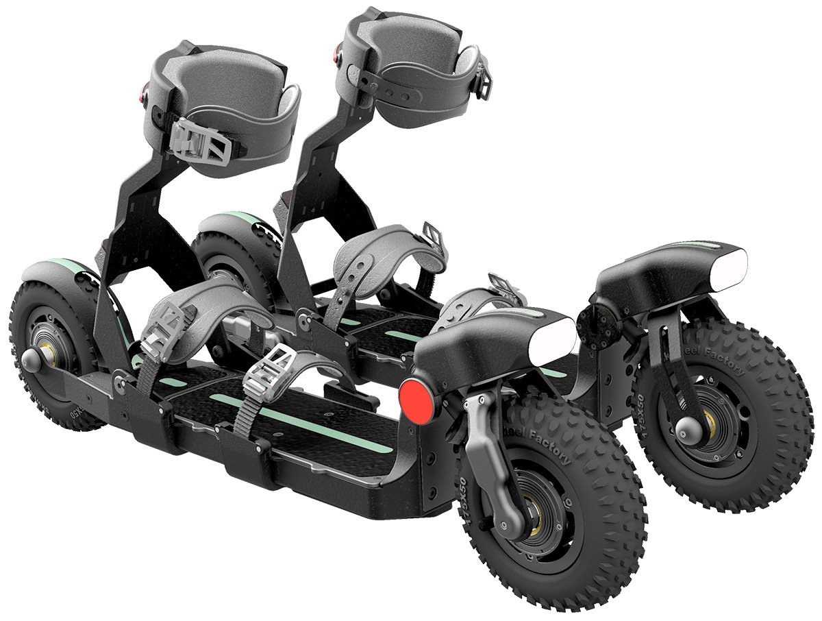 Skwheel One Electric Ski Battery Range