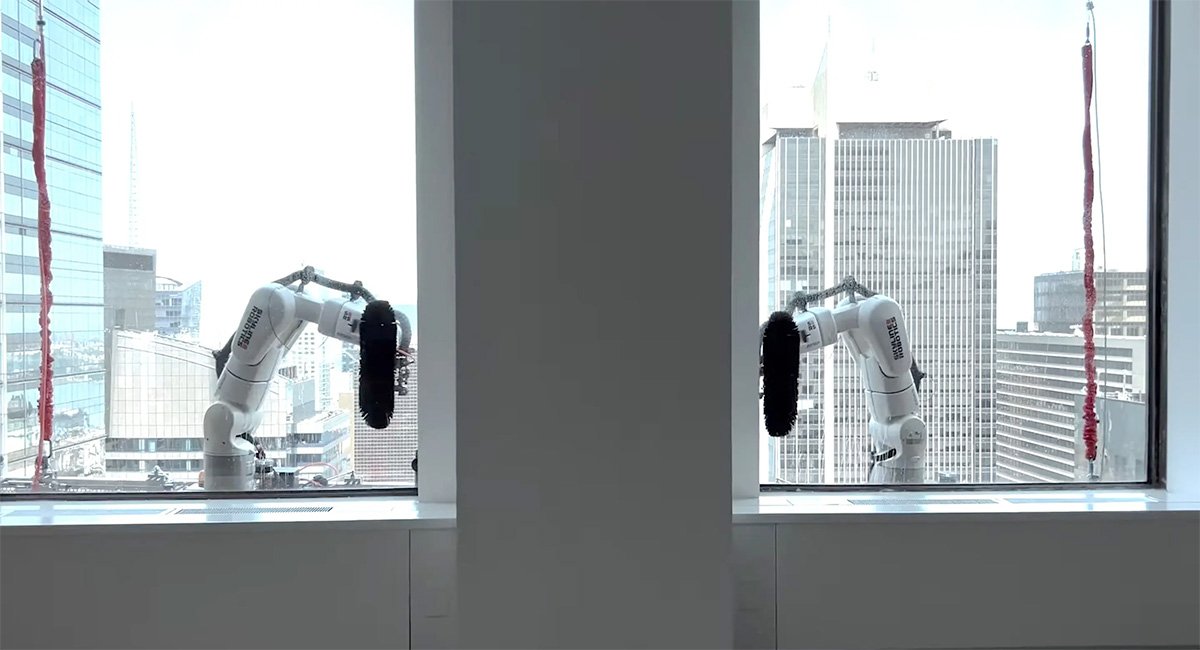 Skyine Ozmo Window-cleaning Robots Two Arms