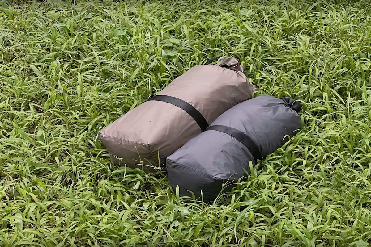 Thecatal Wind Anchor Ultra-light Backpacking Tent Packed