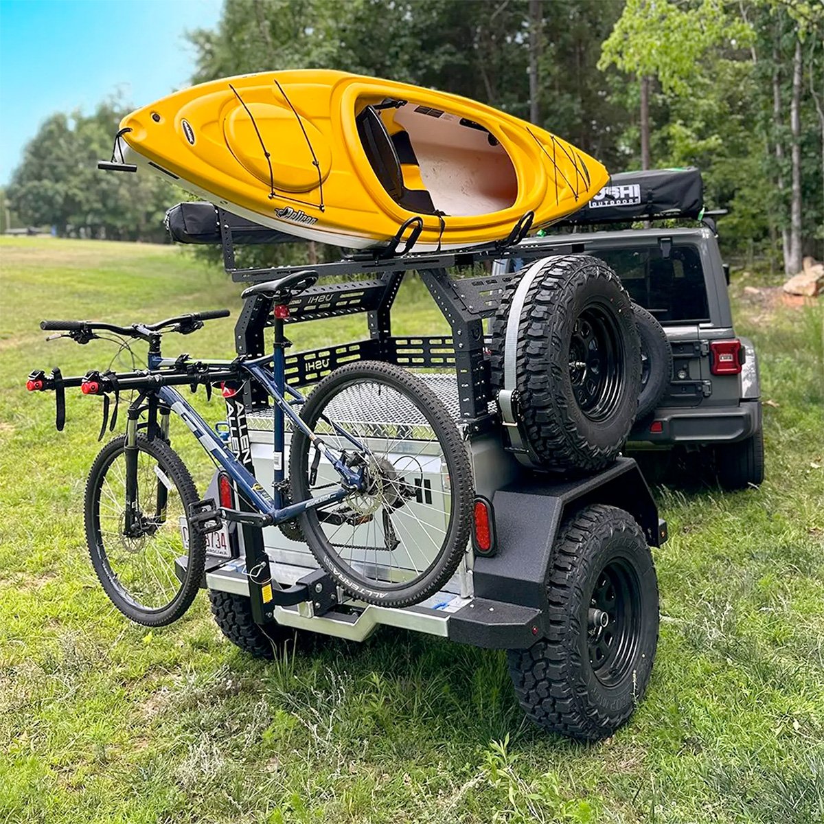 Ushi Chuck Micro-camper Hitch Roof Carrier