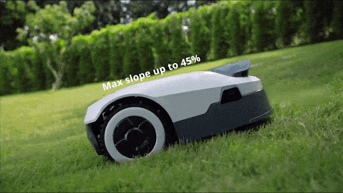 Anthbot Genie Robot Mower Tackle Slopes