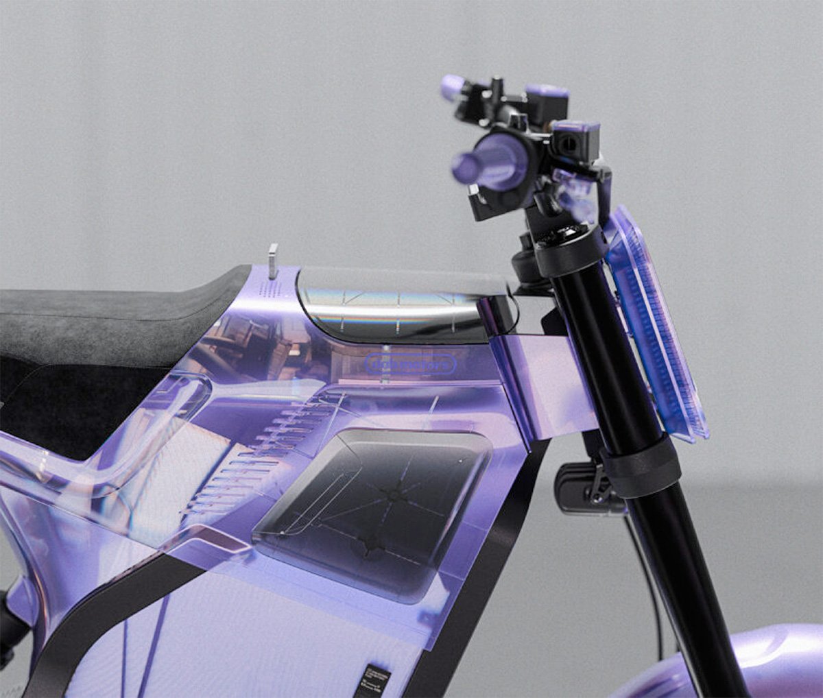 DAB 1a Electric Motorcycle See Inner Mechanics