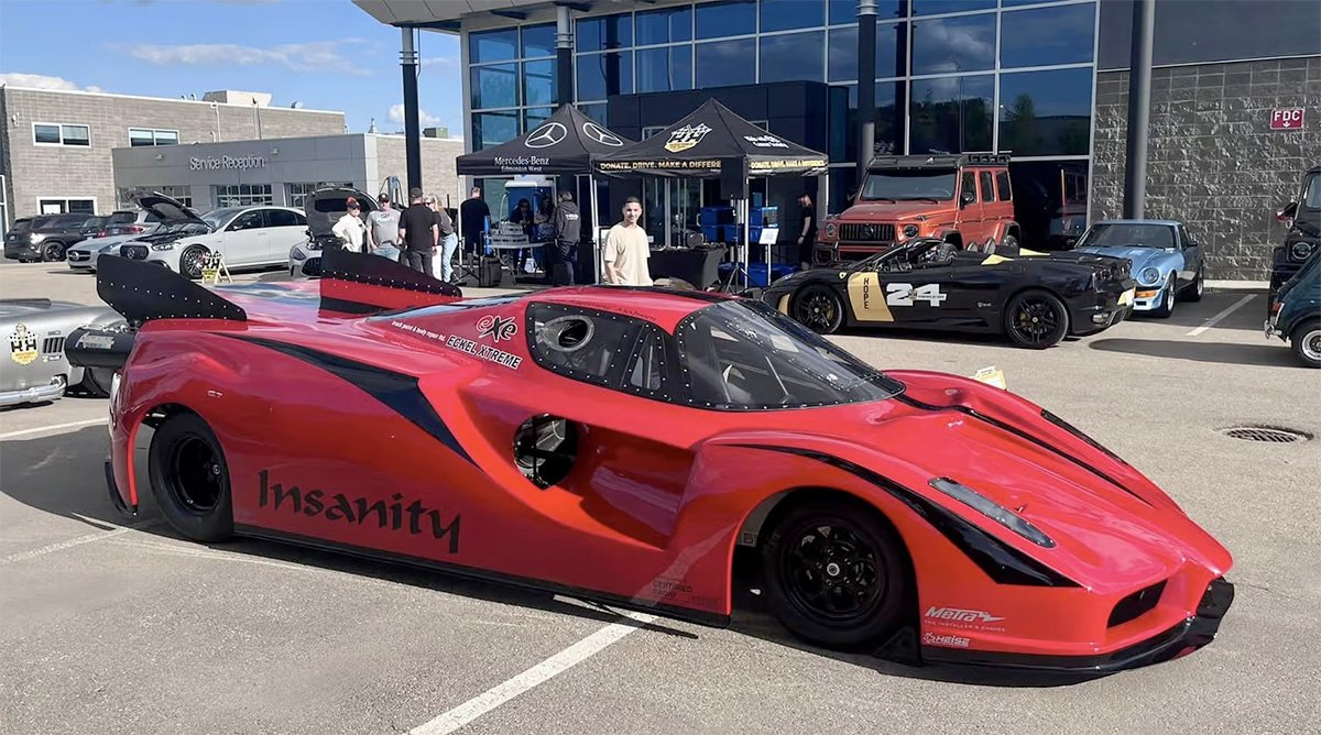 Insanity Handcrafted Jet-powered Car