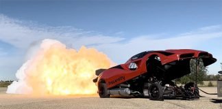 Insanity Jet-powered Car