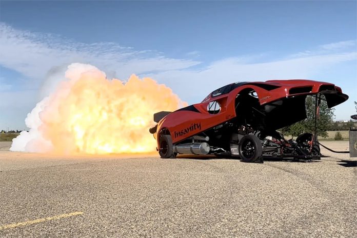 Insanity Jet-powered Car