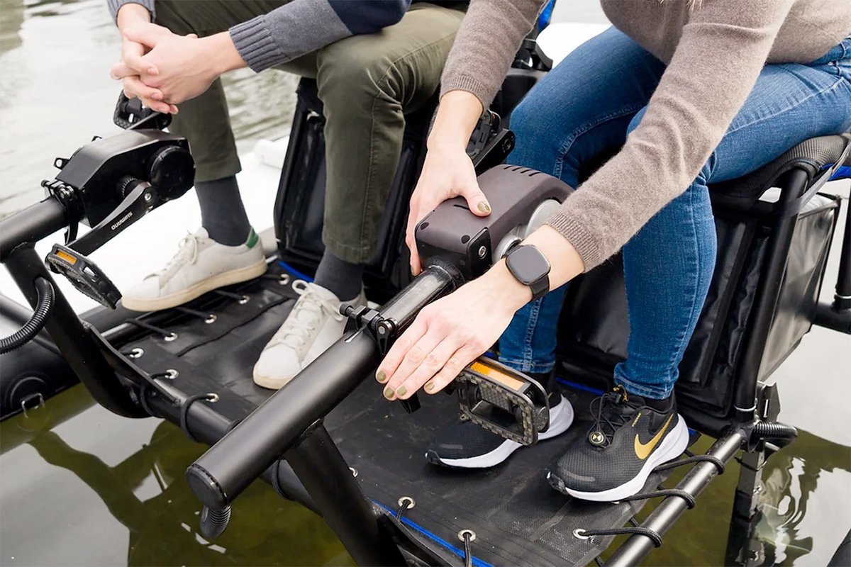 Otter Electric Water Bike Adjustable Pedal Distance