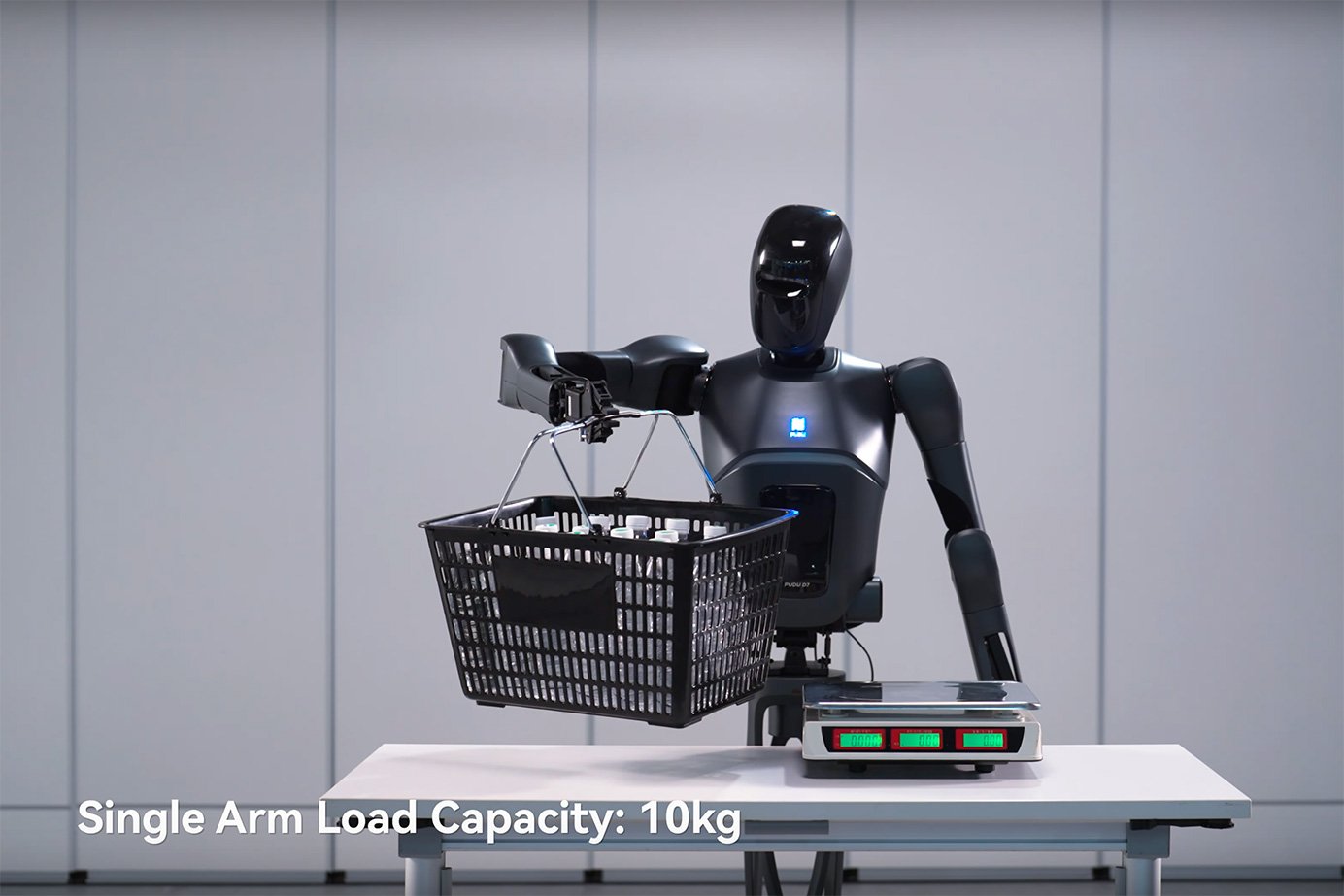 PUDU D7 Semi-Humanoid Robot Bionic Arm