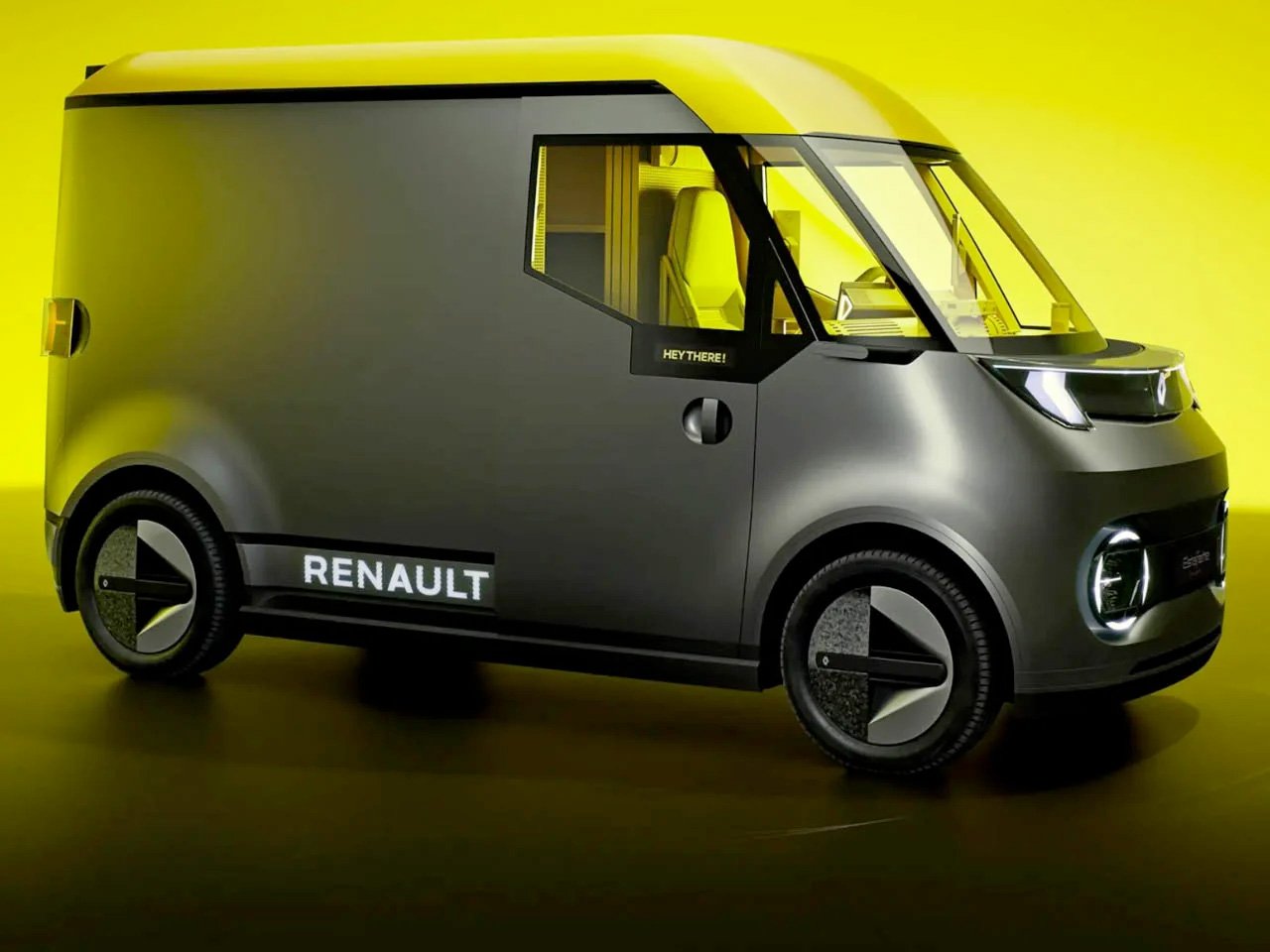 Renault Estafette Electric Cargo Van Concept Length
