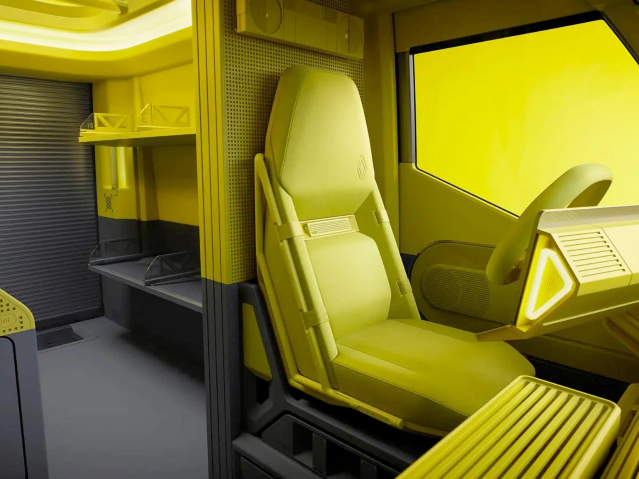 Renault Estafette Electric Cargo Van Concept Seat