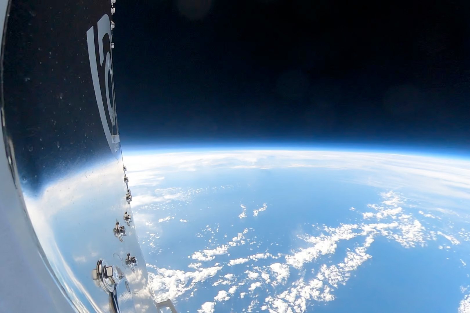 Spaceship Neptune Excelsior Earth from Above