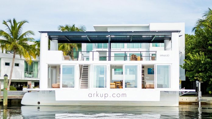 Arkup 50 Solar-electric Modular Houseboat
