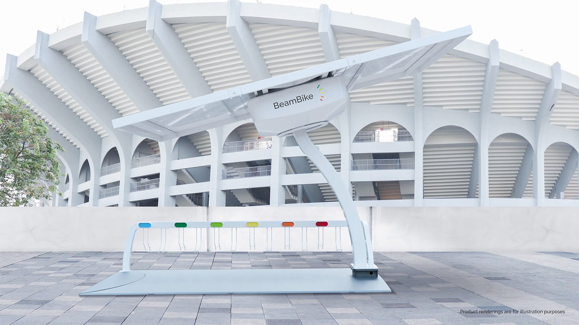 BeamBike Solar-powered eBike Charging Station Off-grid