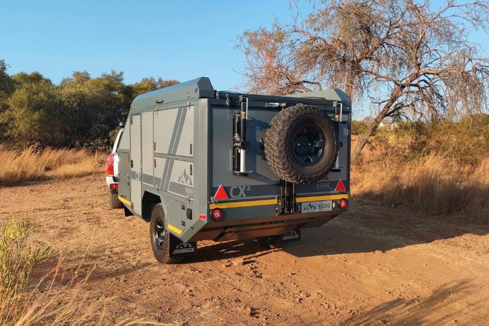 Berg Offroad CX3 Squaredrop Camper Trailer Side Rear