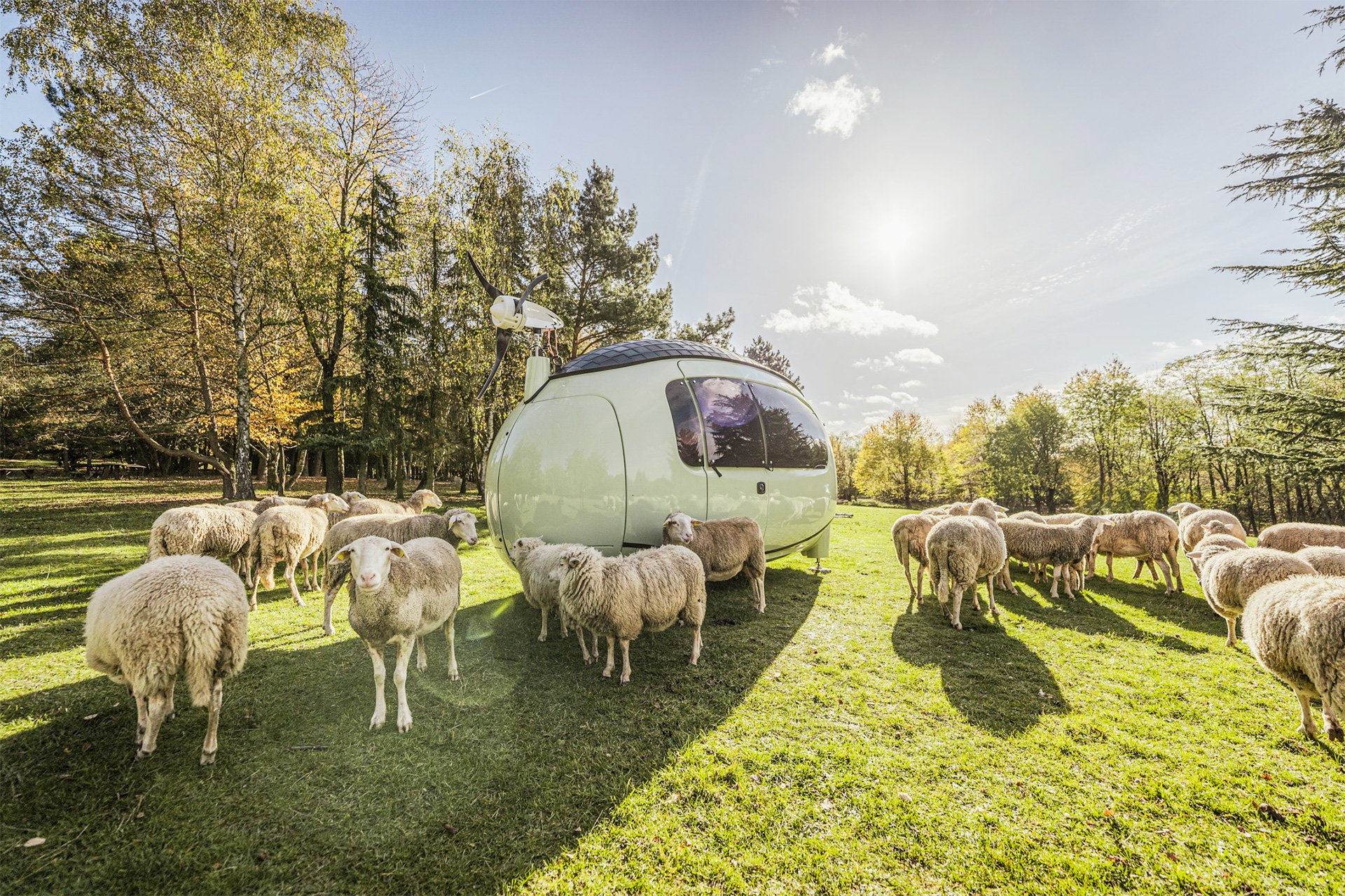Ecocapsule Off-grid Mobile Home Stupava Biofarm Slovakia