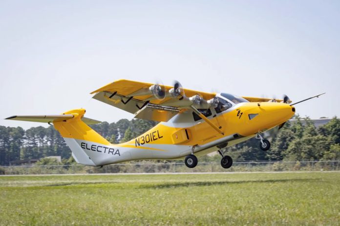 Electra Hybrid-electric eSTOL Ultra Short Aircraft
