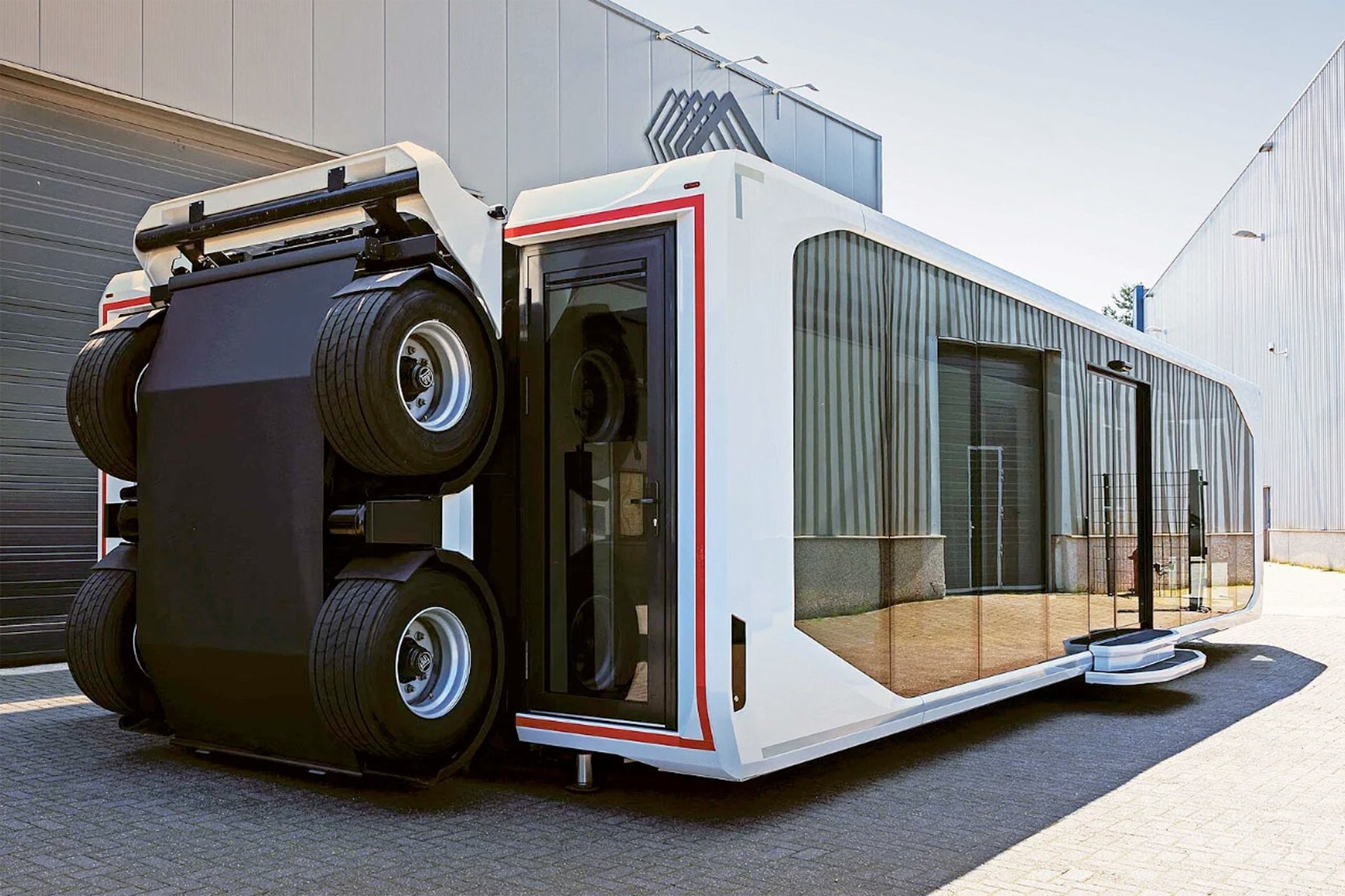 Expandable Touchdown Trailer Retractable Axle System