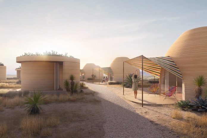 Icon El Cosmico 3D-printed Hotel Project