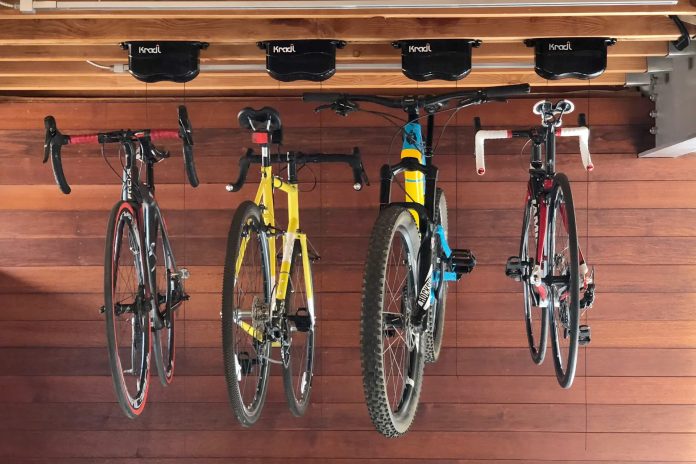 Kradl Unpowered Ceiling-mounted Bicycle Storage