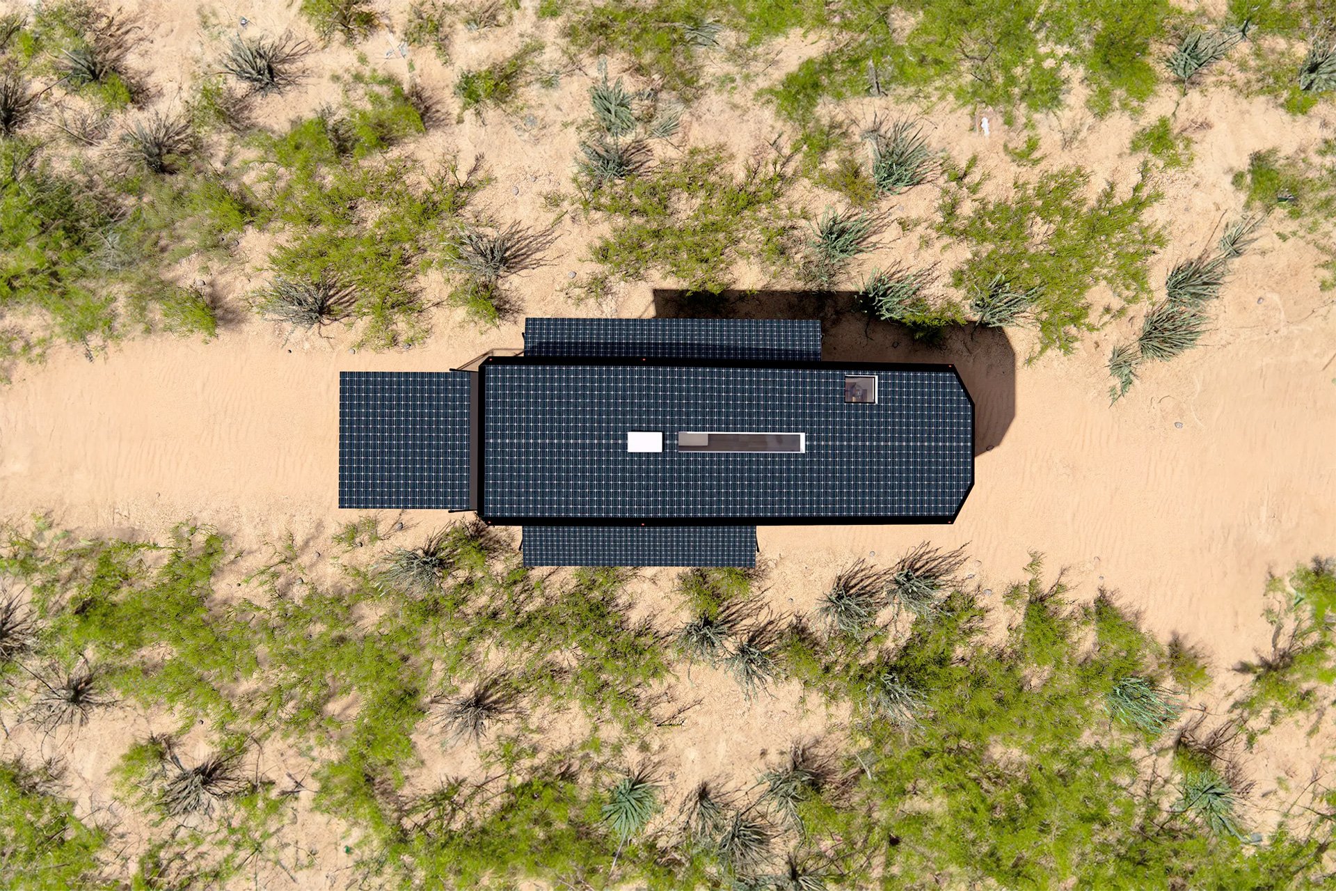 Living Vehicle Cybertrailer Solar Panels