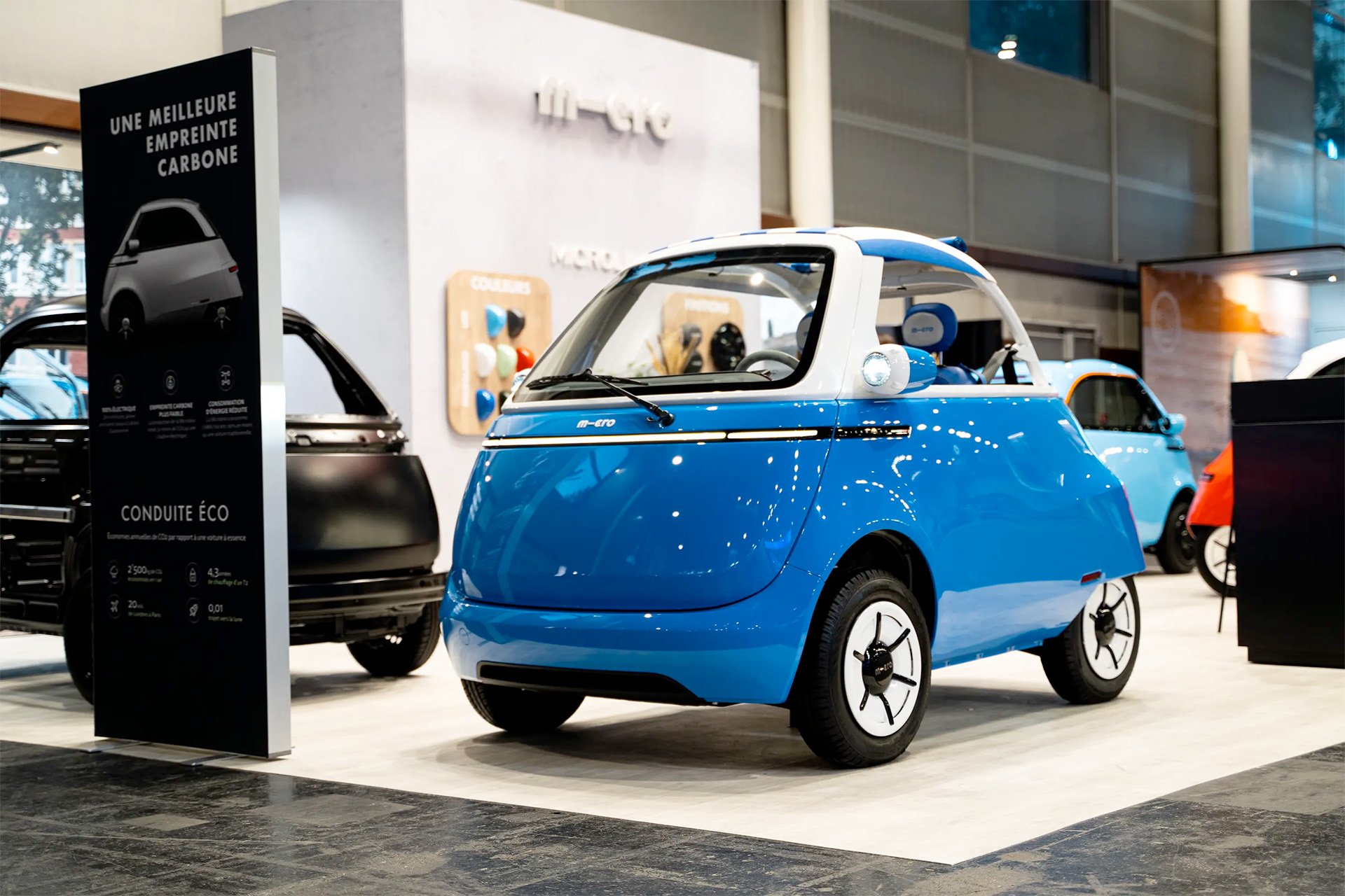 Microlino Spiaggina Electric Micro Car Paris Motor Show 2024