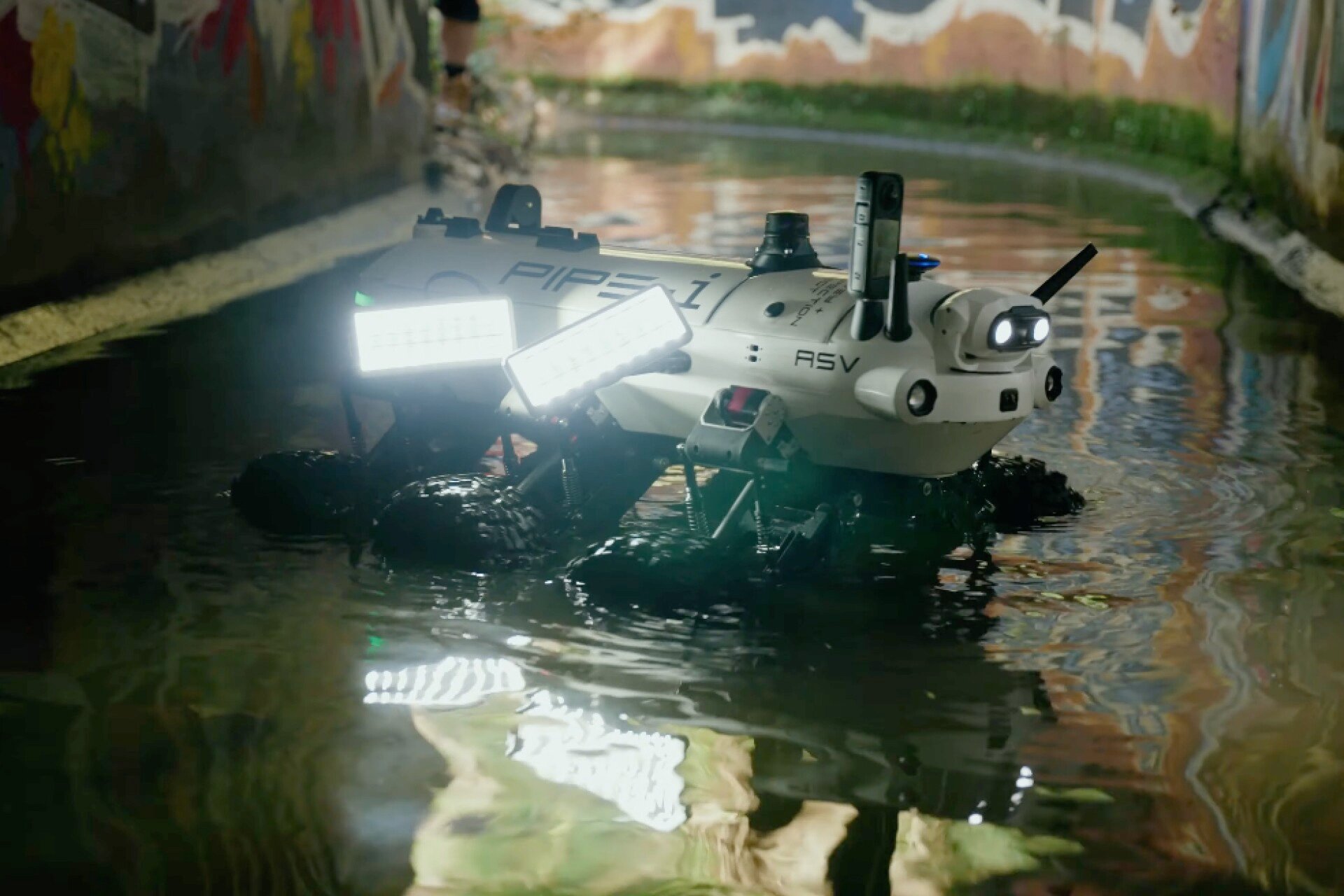 PIPE-i Culvert Inspection Robot Waterproof Motors