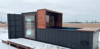 SaunaPlunge Shipping Container-based Sauna