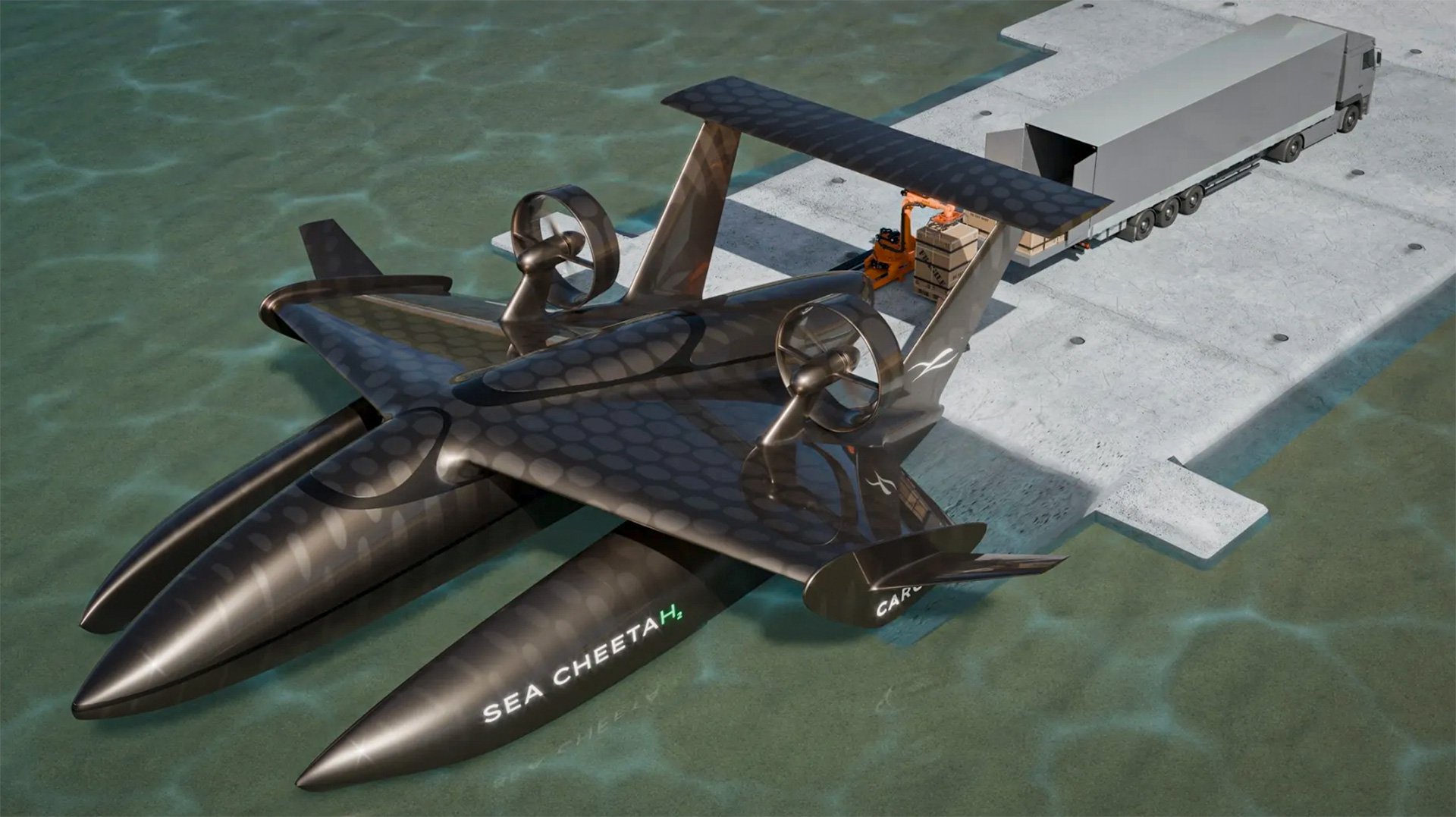 See Cheetah Wing-in-ground Effect Aircraft Cargo Variant