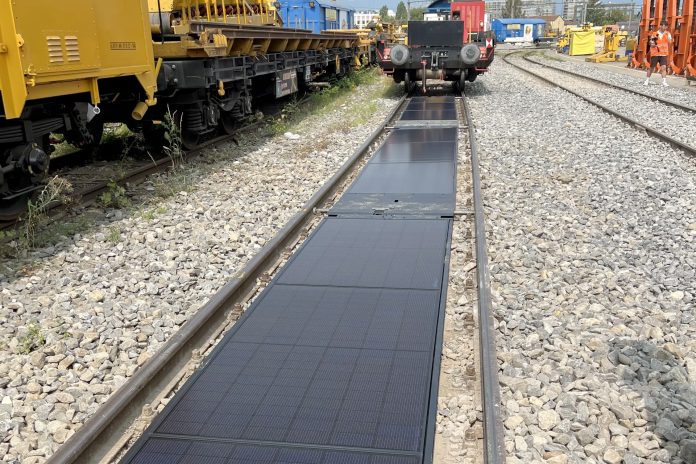 Sun-Ways Between-track Solar Panels