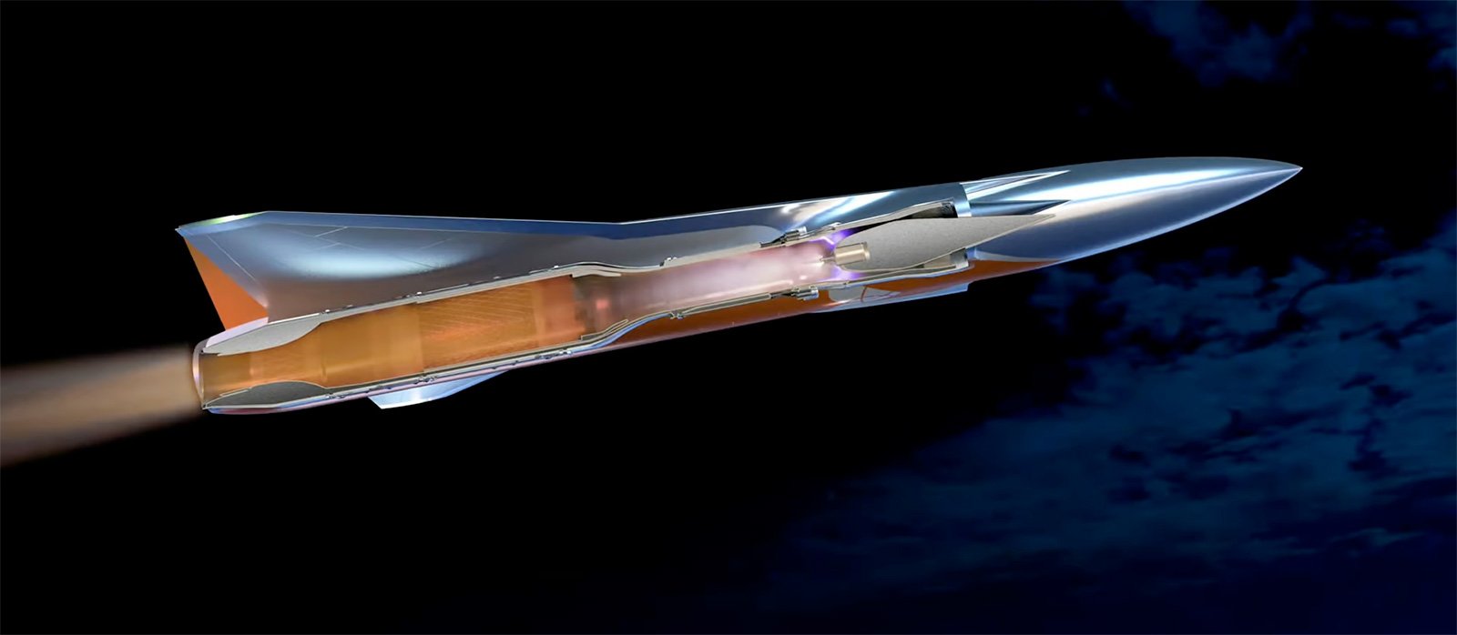 Venus Detonation Ramjet Engine Hypersonic Flight VDR2 Cutaway