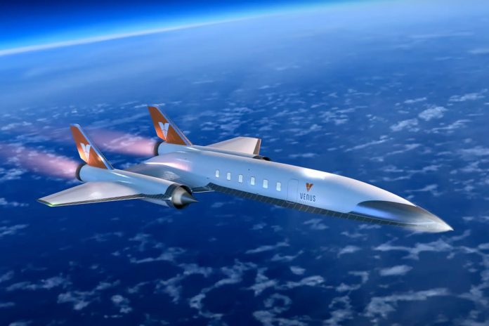 Venus Rotating Detonation Ramjet Engine Hypersonic Flight