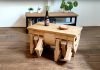 Carpentopod 12-legged Walking Wooden Table