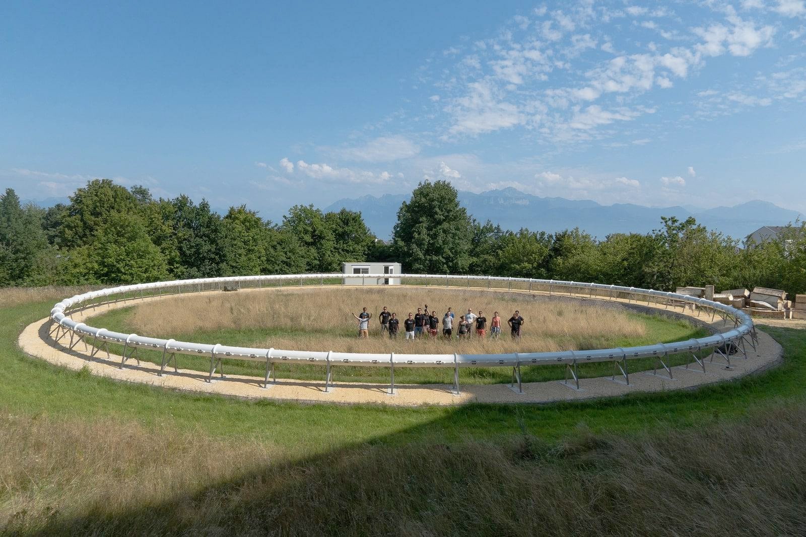 EPFL Swisspod Longest Hyperloop Trial Test Facility